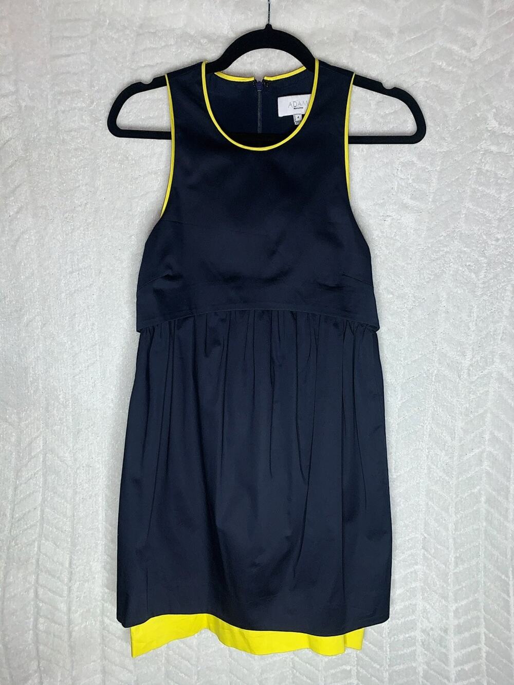 Adam Lippes Crop Top Mini Dress Sleeveless